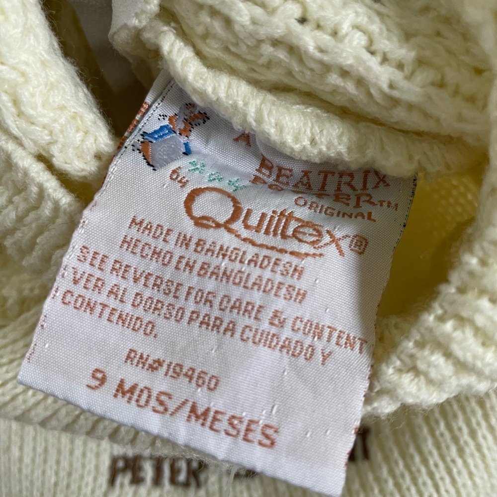Vintage Peter Rabbit Sweater - Picture 3 of 4